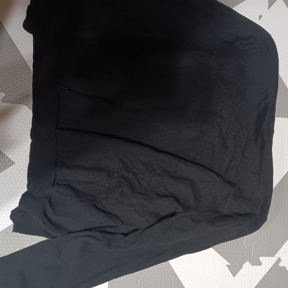 Black apt.9 long sleeved button down cardigan with ruffles - Picture 5 of 5